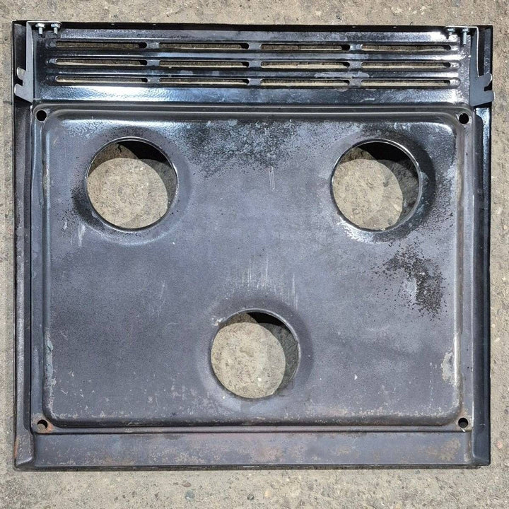 Used Atwood 3 Burner Main Top, Black - 52008 - Young Farts RV Parts