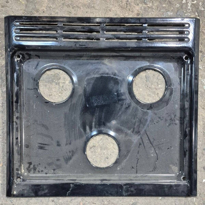 Used Atwood 3 Burner Main Top, Black - 52008 - Young Farts RV Parts