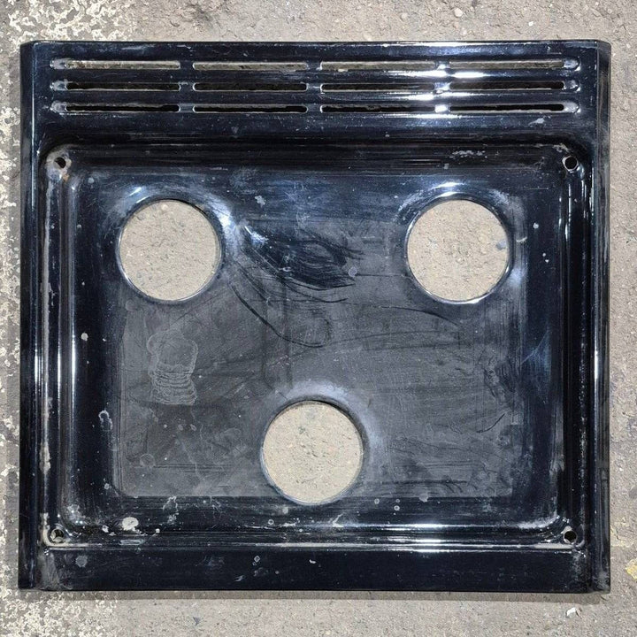 Used Atwood 3 Burner Main Top, Black - 52008 - Young Farts RV Parts