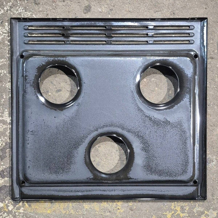 Used Atwood 3 Burner Main Top, Black - 52008 - Young Farts RV Parts