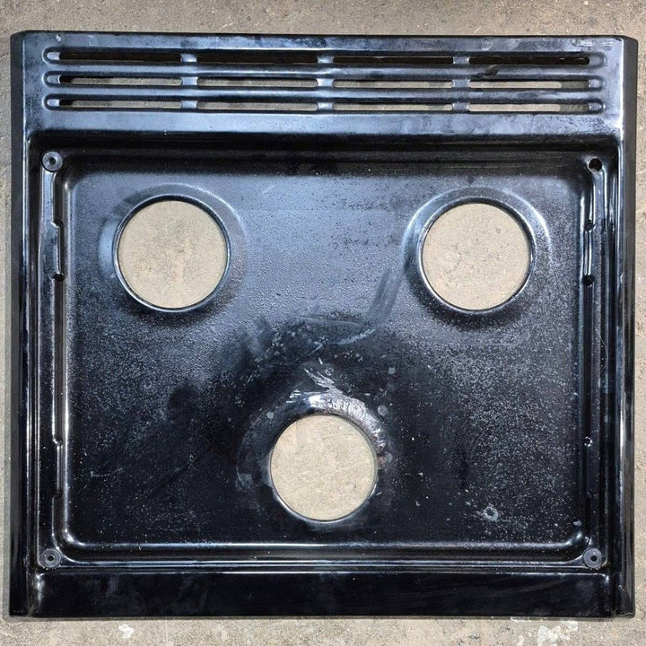 Used Atwood 3 Burner Main Top, Black - 52008 - Young Farts RV Parts