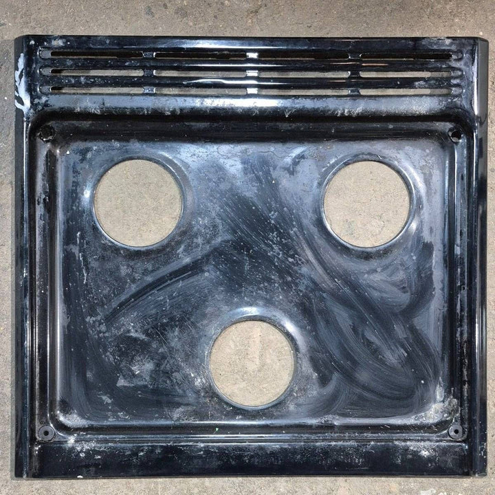 Used Atwood 3 Burner Main Top, Black - 52008 - Young Farts RV Parts