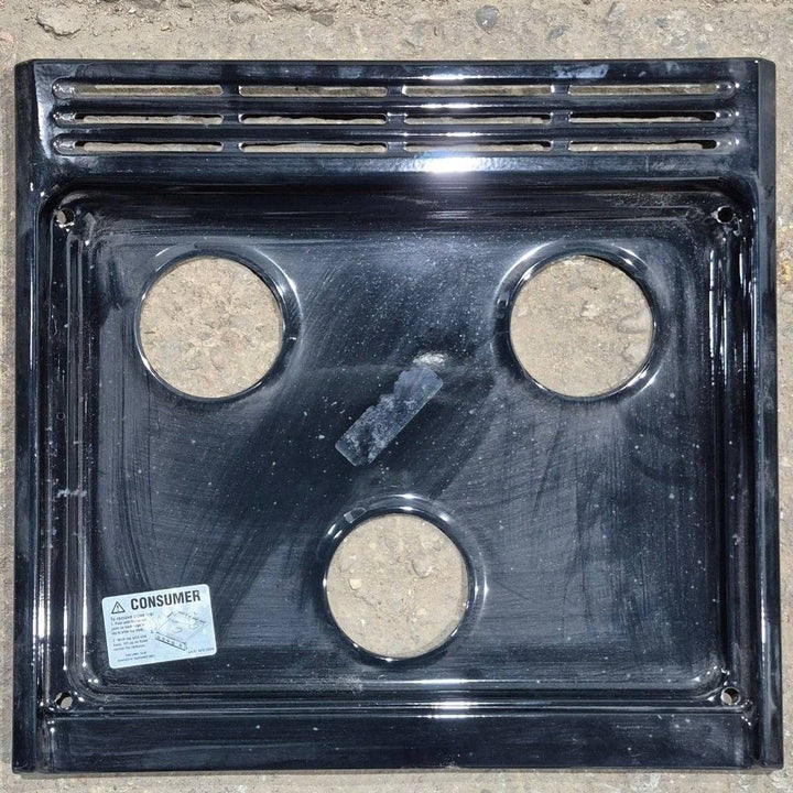 Used Atwood 3 Burner Main Top, Black - 52008 - Young Farts RV Parts
