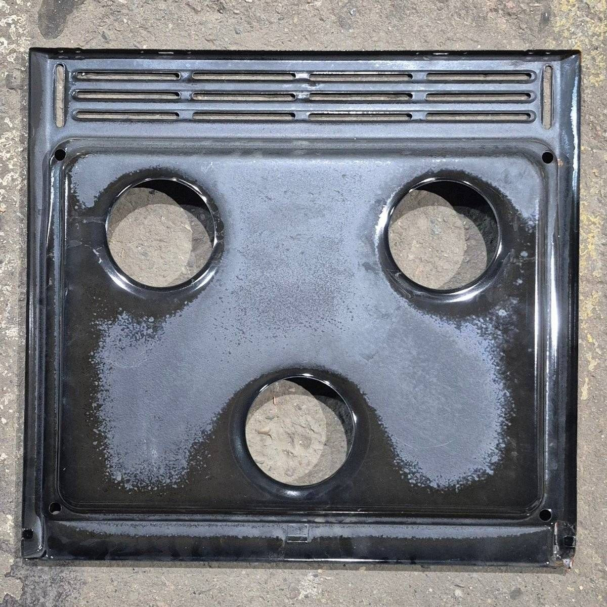 Used Atwood 3 Burner Main Top, Black - 52009 - Young Farts RV Parts