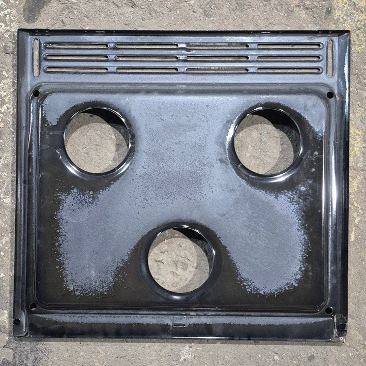 Used Atwood 3 Burner Main Top, Black - 52009 - Young Farts RV Parts