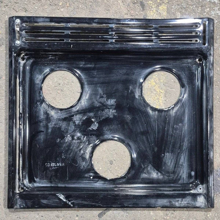 Used Atwood 3 Burner Main Top, Black - 52009 - Young Farts RV Parts