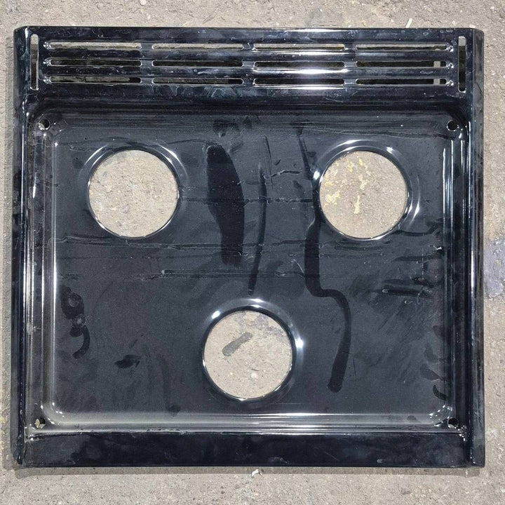 Used Atwood 3 Burner Main Top, Black - 52009 - Young Farts RV Parts