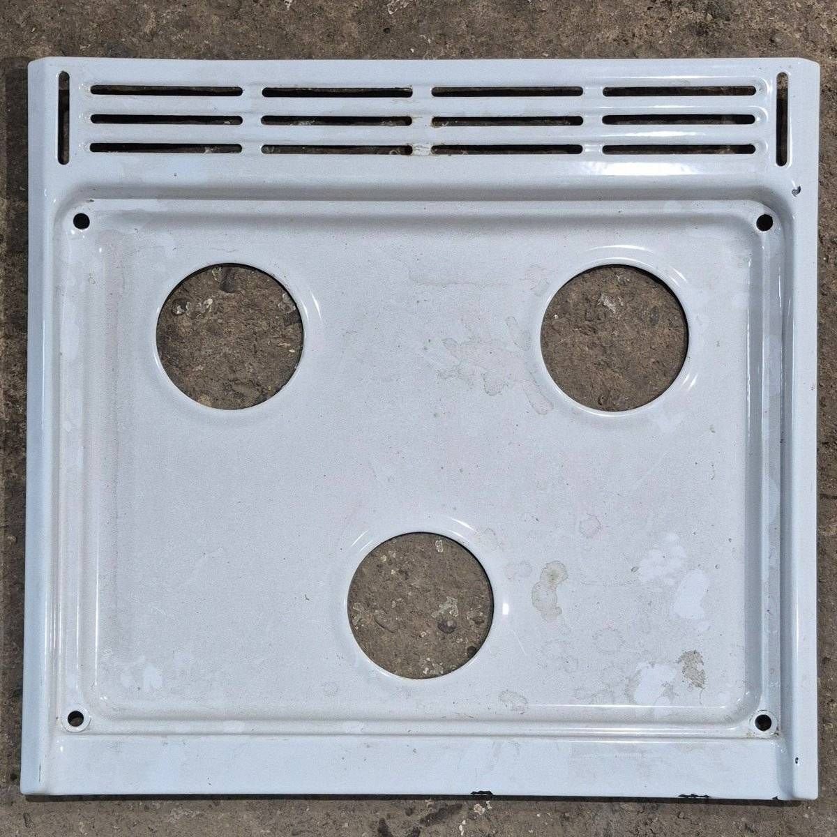 Used Atwood 3 Burner Main Top, White - 52007 - Young Farts RV Parts