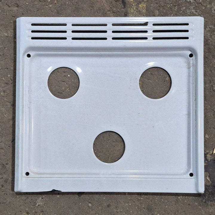 Used Atwood 3 Burner Main Top, White - 52007 - Young Farts RV Parts