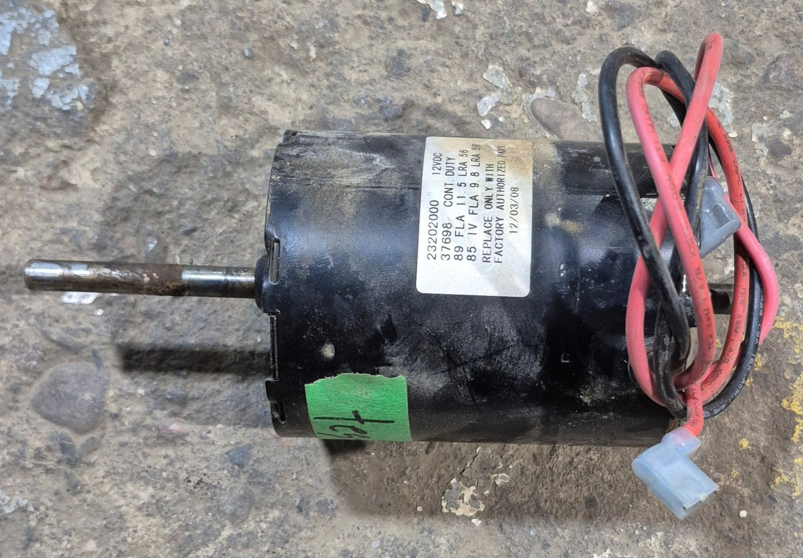 Used Atwood Furnace Heater Motor - 37698 - Young Farts RV Parts