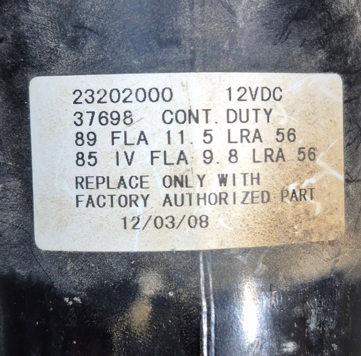 Used Atwood Furnace Heater Motor - 37698 - Young Farts RV Parts