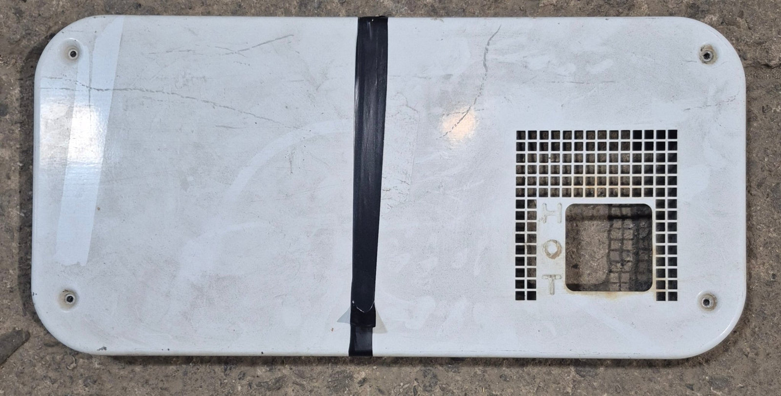 Used Atwood/ Hydroflame RV Exterior Furnace Access Door - 33754 - Young Farts RV Parts