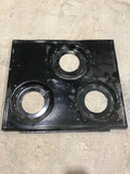 Used Atwood Wedgewood 3-burner Main Top black 53082