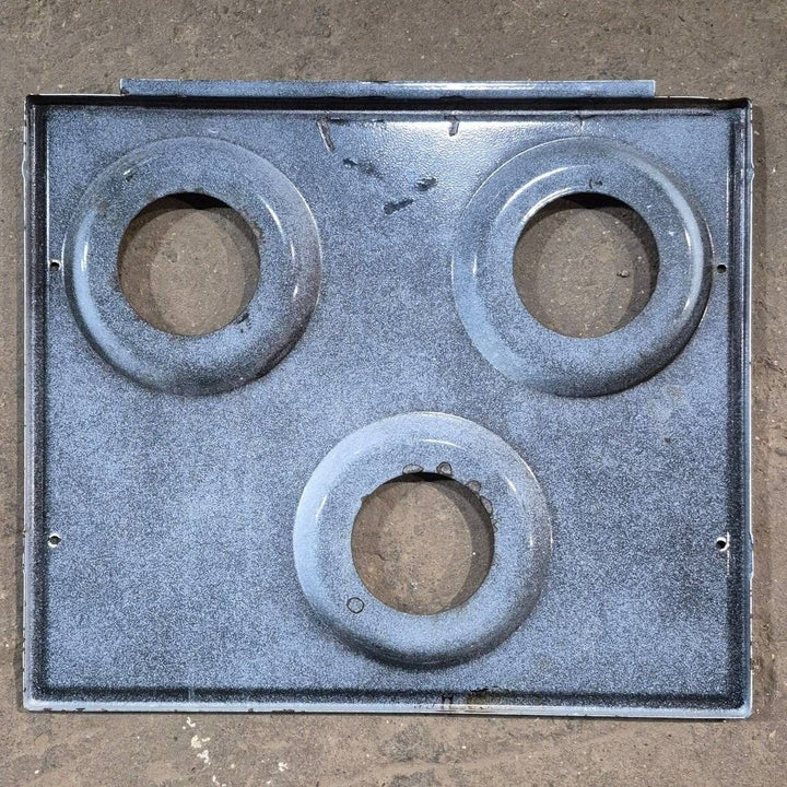 Used Atwood / Wedgewood 3 - Burner Main Top, Black - 53583 - Young Farts RV Parts