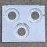 Used Atwood/ Wedgewood 3 - Burner Main Top, White - 53584 - Young Farts RV Parts