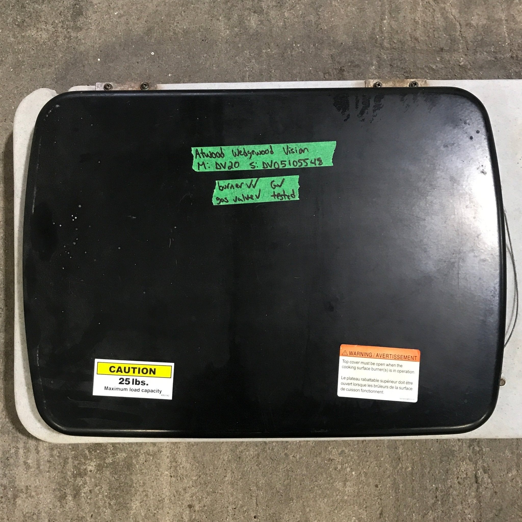 Used Atwood Wedgewood Exterior/ Outdoor, 2 Burner Kitchen - DV20 - Young Farts RV Parts