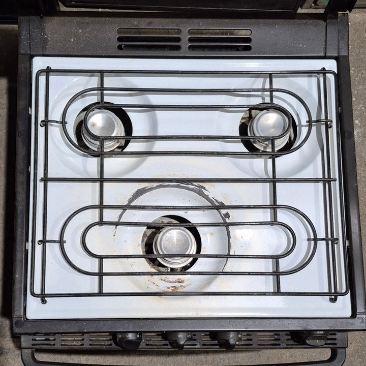 Used Atwood / Wedgewood range stove 3 - burner R - W1730W1 - Young Farts RV Parts