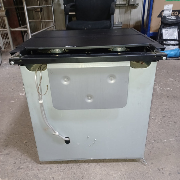 Used Atwood / Wedgewood Range Stove 3-Burner - R2137BGP - L 20" × W 20" × H 21" - Young Farts RV Parts