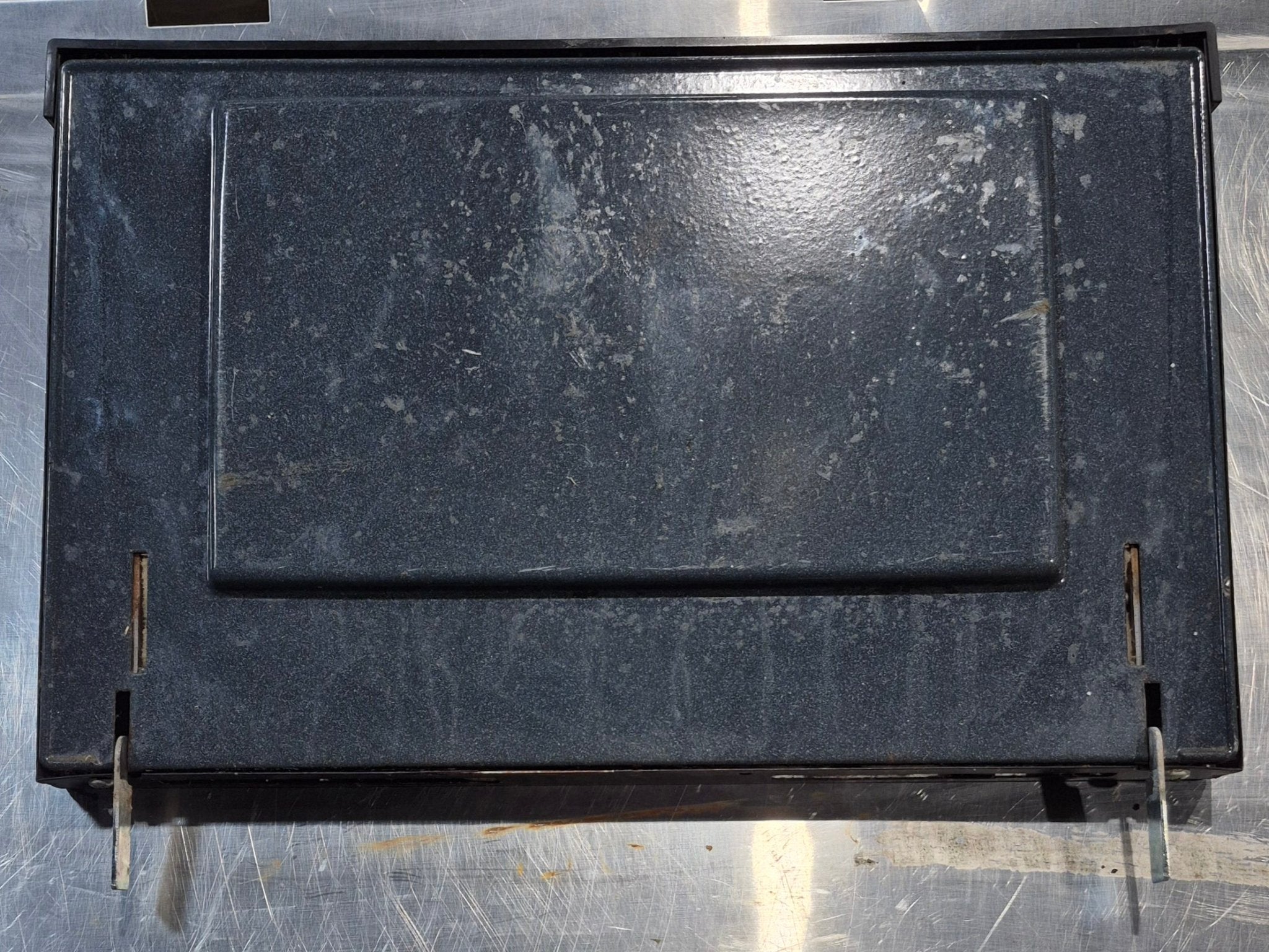 Used Atwood / Wedgewood Stove Door - 51850 - 20 3/4" x 13 1/2" - Young Farts RV Parts