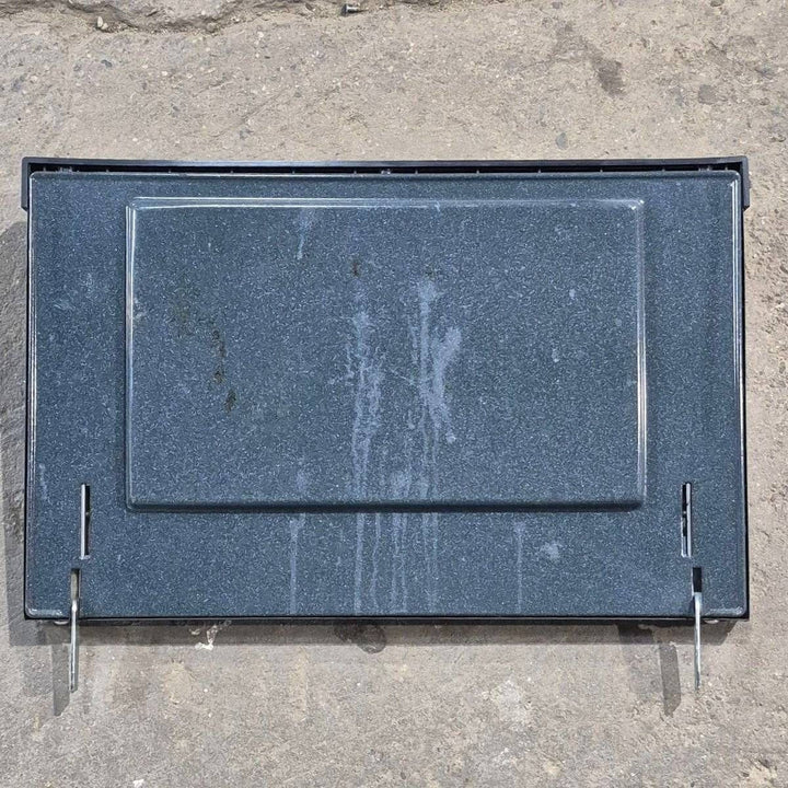 Used Atwood / Wedgewood Stove Door - 51850 - 20 3/4" x 13 3/8 - Young Farts RV Parts