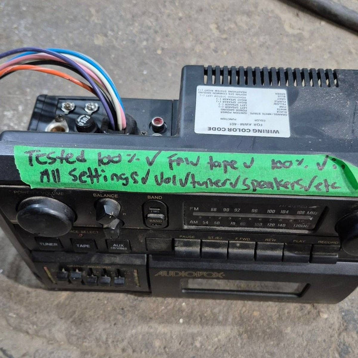 Used Audiovox RV Radio AWM401 - Young Farts RV Parts