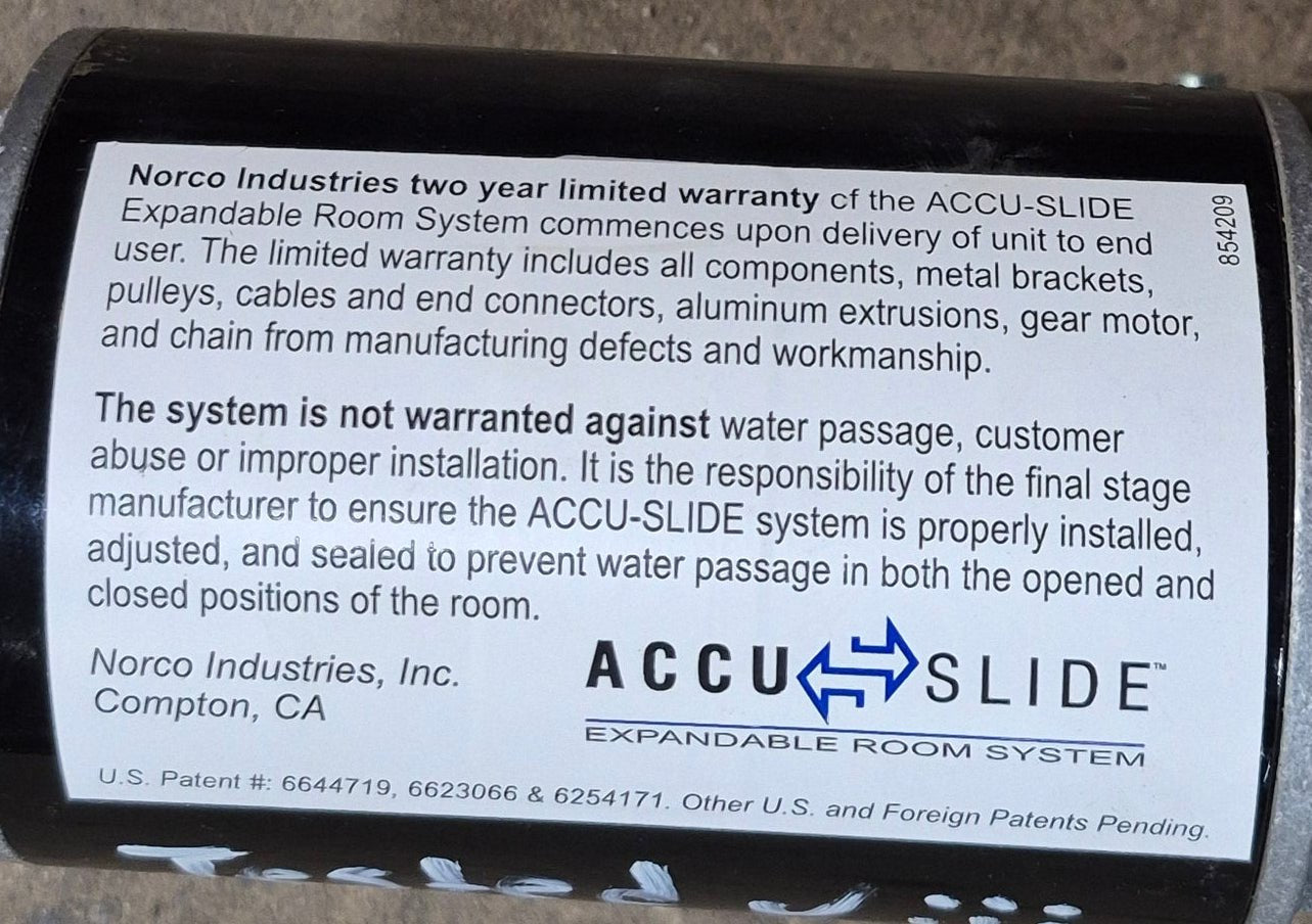 Used BAL RV Slide Out Motor - 22307 - Young Farts RV Parts
