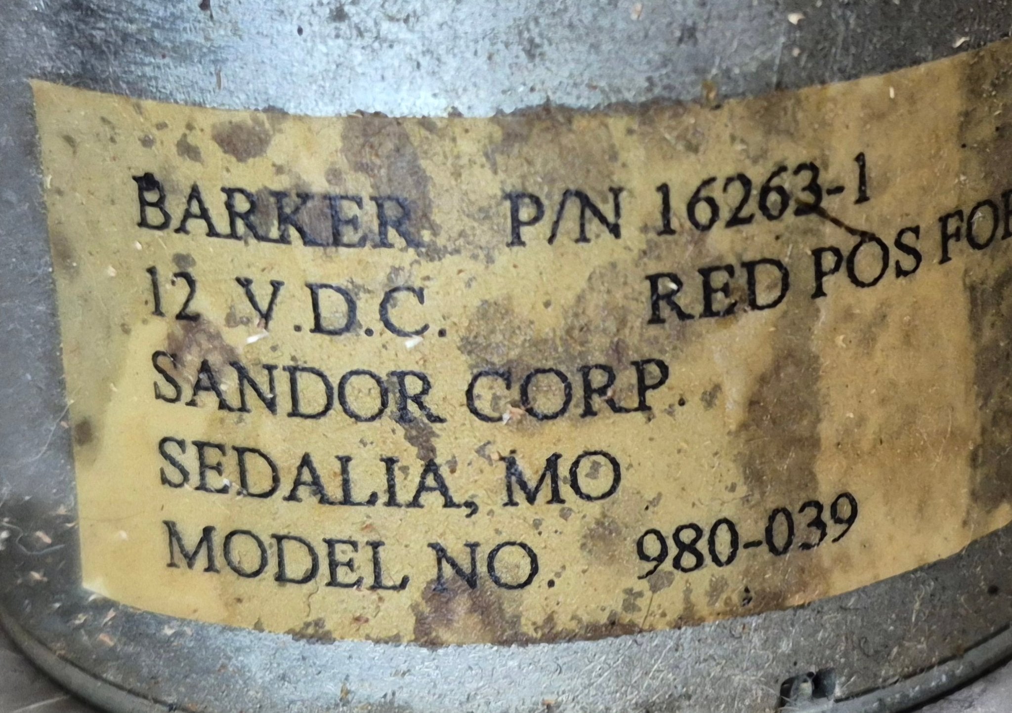 Used Barker RV Slide Out Motor - 980 - 039 - 16263 - 1 - Young Farts RV Parts