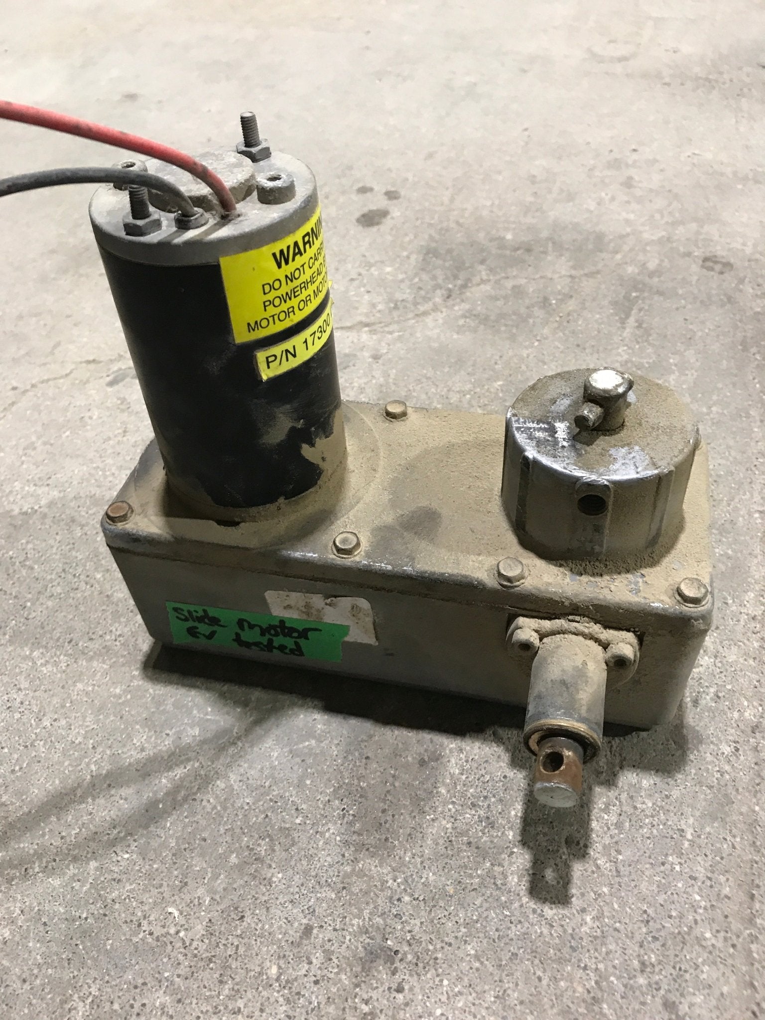 Used Barker RV Slide Out Motor - BARKER GS801 - 002 - Young Farts RV Parts