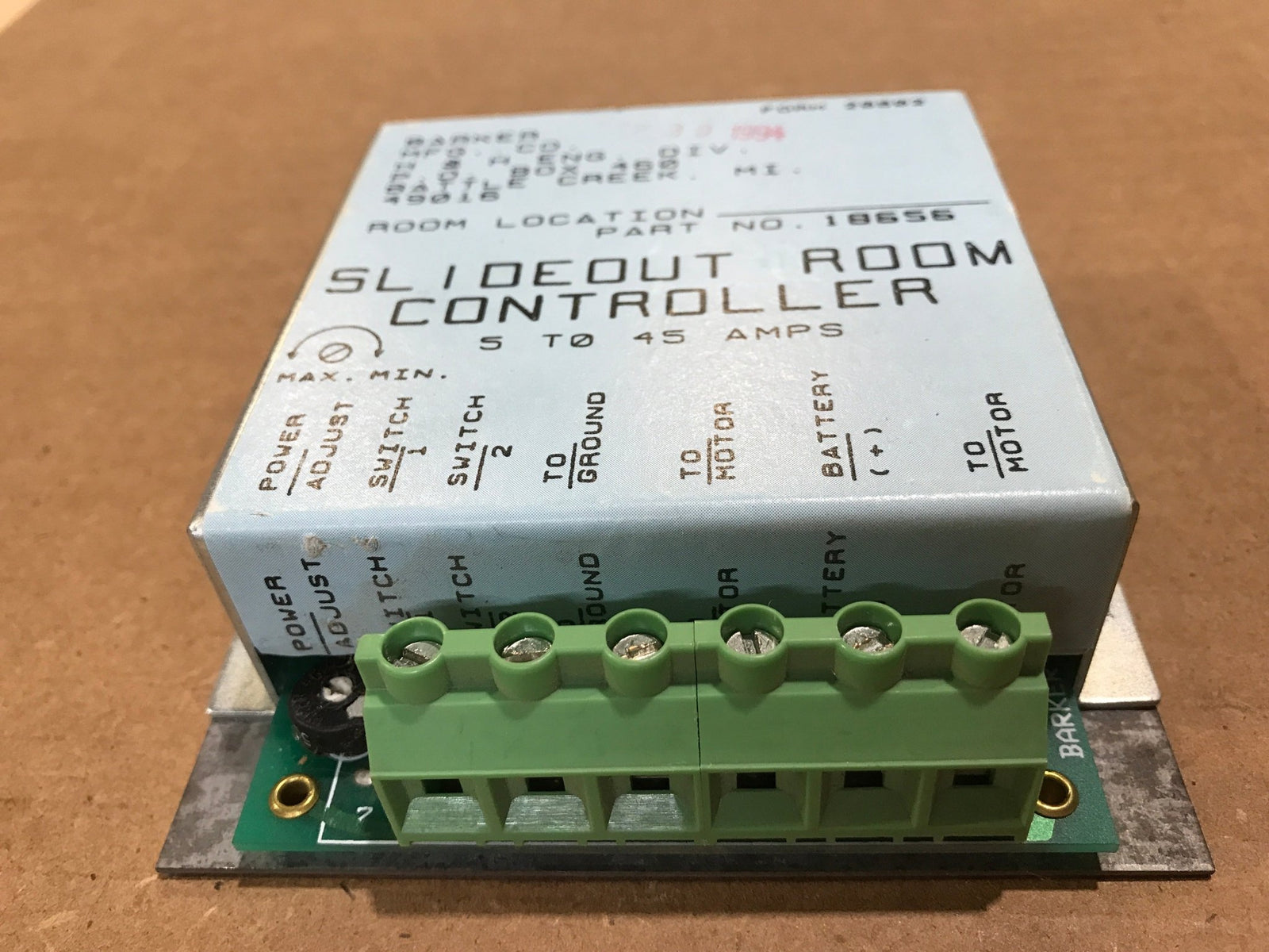 Used Barker Slide - Out Controller - 18656 - Young Farts RV Parts