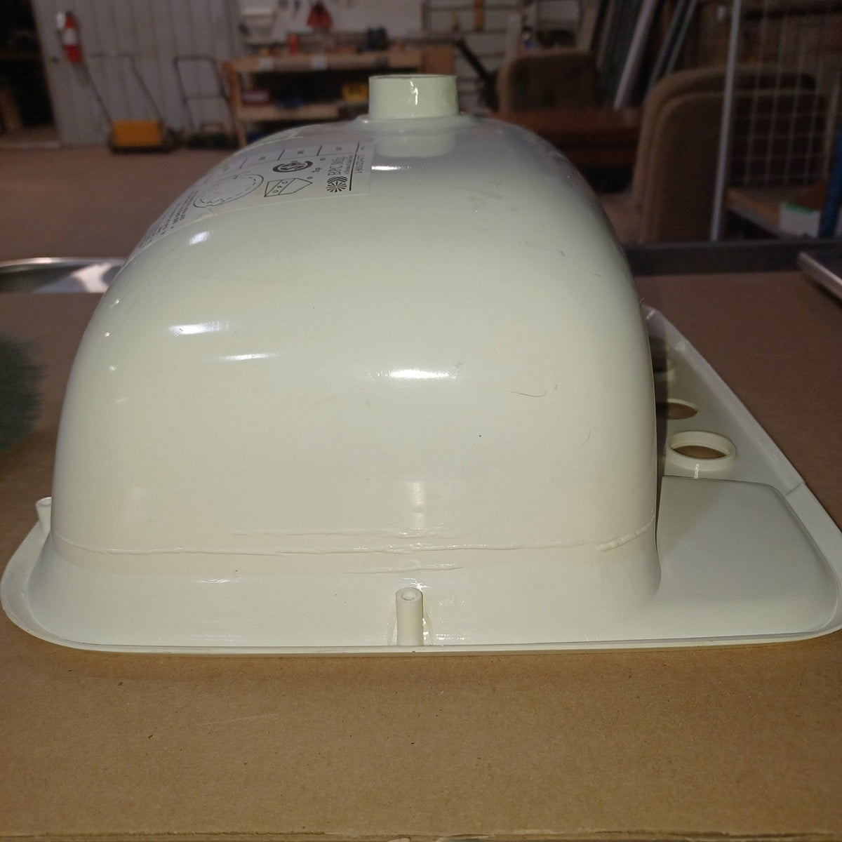 Used Bathroom Sink, Off-White - 14 1/2