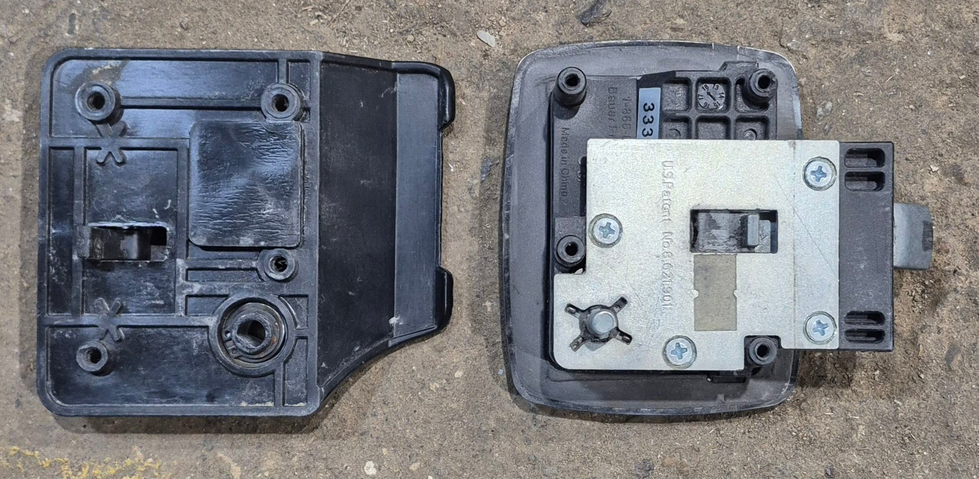 Used Bauer RV Entry Door Lock With Keyed Deadbolt - Young Farts RV Parts