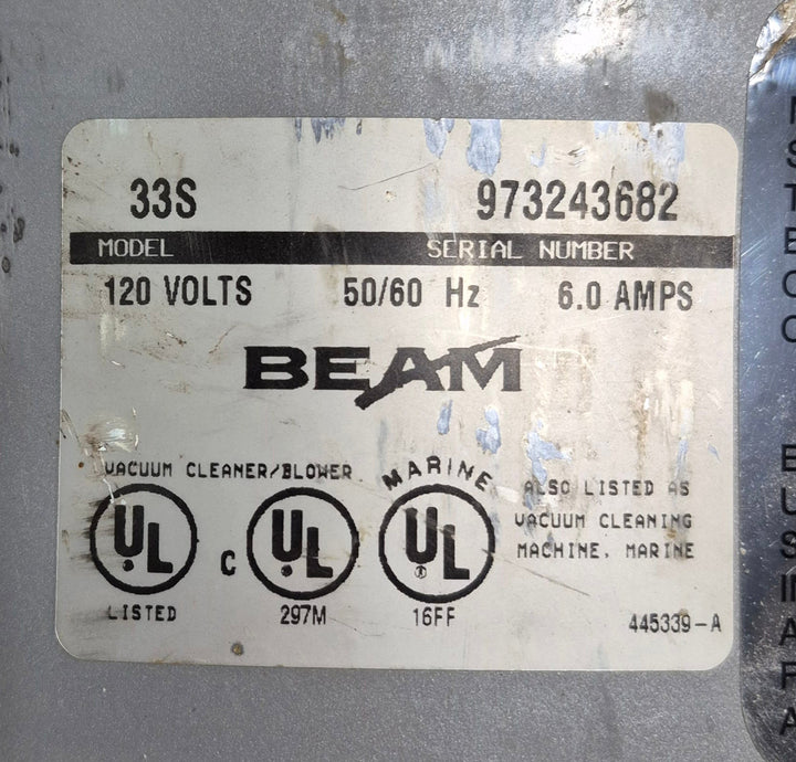 Used Beam Central Vacuum System (RV Central Vacuum) - Young Farts RV Parts
