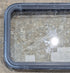 Used Black Emergency Radius Opening Window : 35 1/2" W x 18 3/4" H x 1 7/8" - Young Farts RV Parts