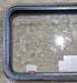 Used Black Emergency Radius Opening Window : 35 1/2" W x 18 3/4" H x 1 7/8" - Young Farts RV Parts