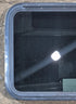 Used Black Radius Emergency Opening Window : 29 1/2" W x 21 1/2" H x 1 3/4" - Young Farts RV Parts