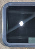 Used Black Radius Emergency Opening Window : 29 1/2" W x 21 1/2" H x 1 3/4" - Young Farts RV Parts