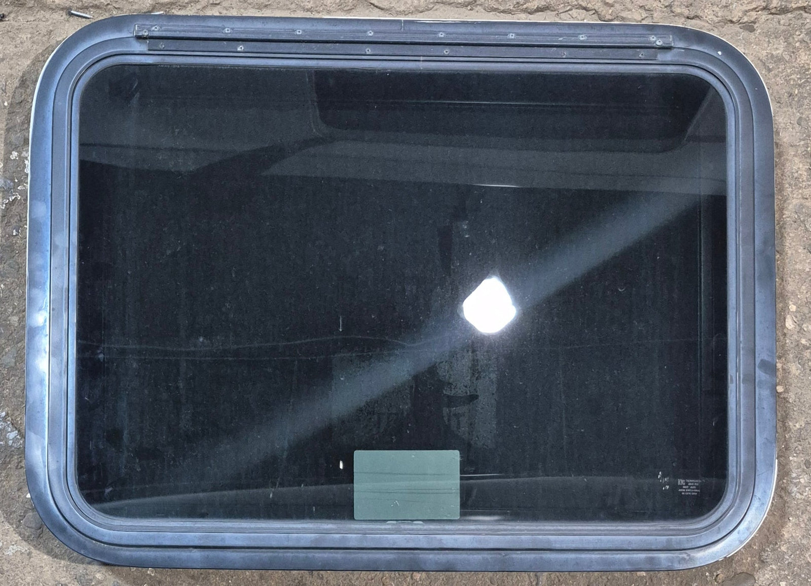 Used Black Radius Emergency Opening Window : 29 1/2