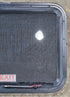 Used Black Radius Emergency Opening Window : 29 1/2" W x 21 1/2" H x 1 3/4" - Young Farts RV Parts