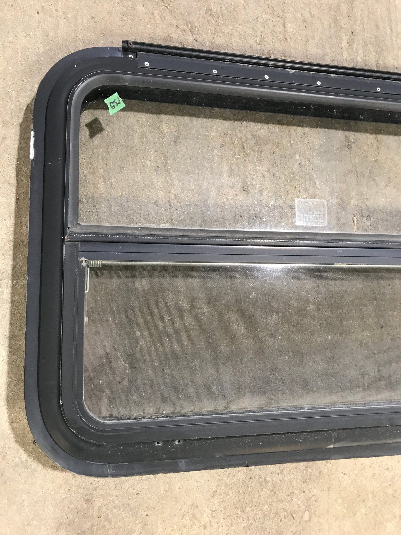 Used Black Radius Emergency Opening Window : 29 1/2