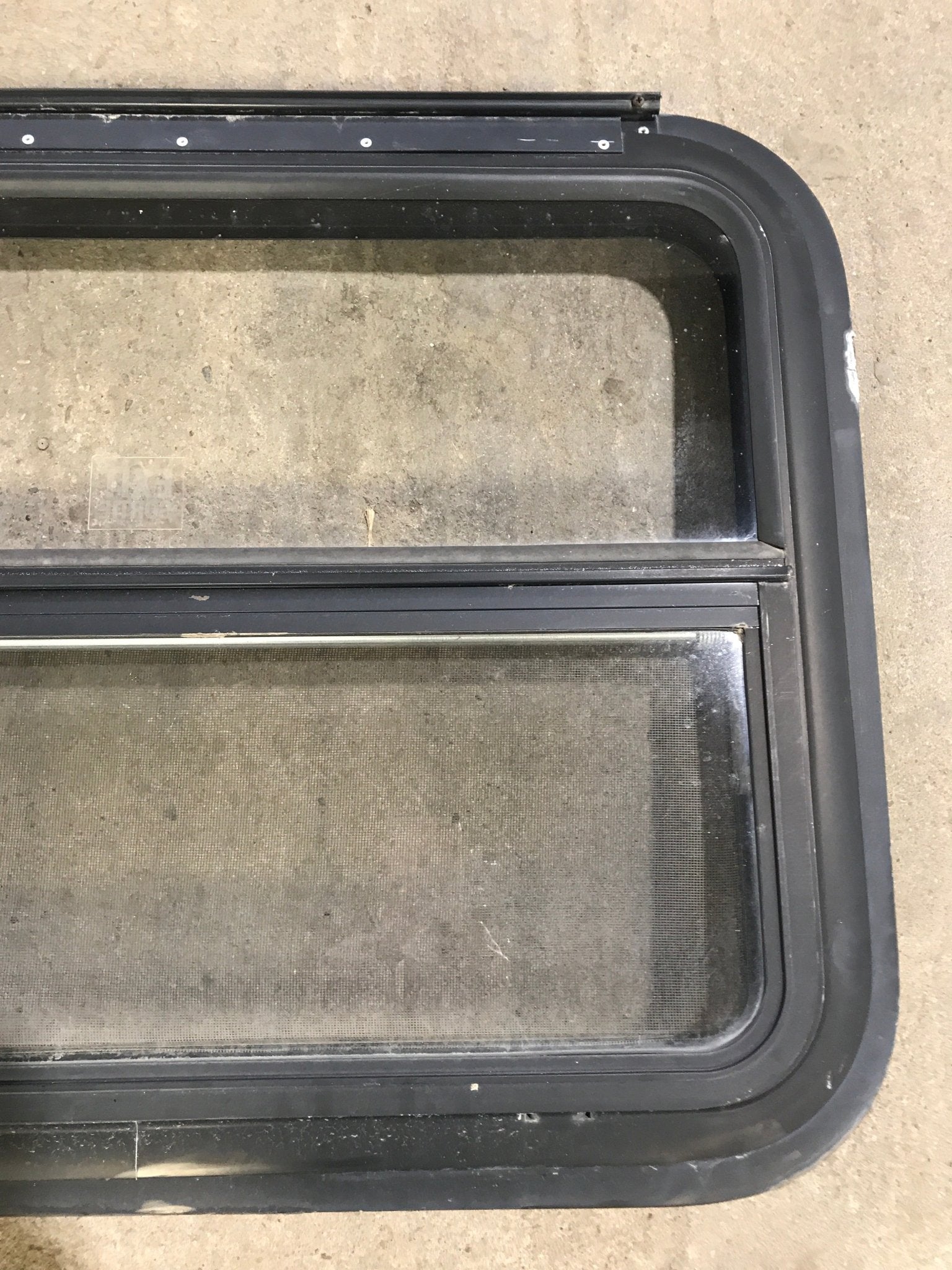 Used Black Radius Emergency Opening Window : 29 1/2