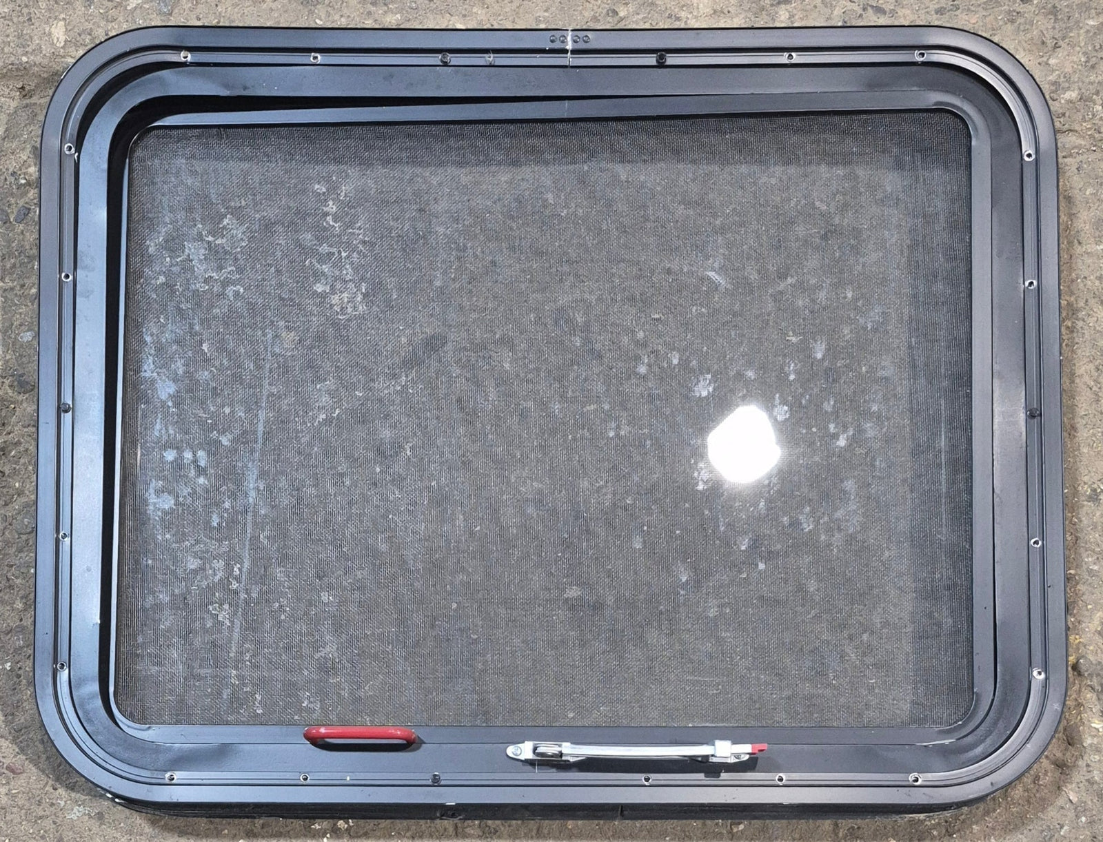 Used Black Radius Emergency Opening Window : 29 1/2