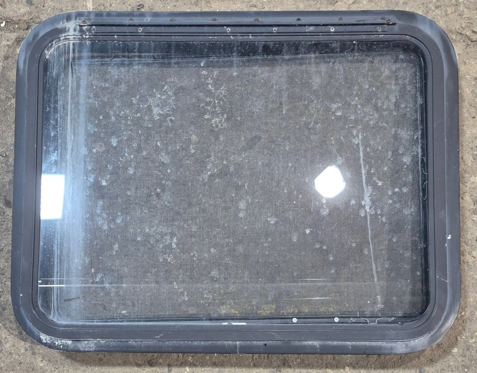 Used Black Radius Emergency Opening Window : 29 1/2