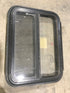 Used Black Radius Emergency Opening Window : 29 1/2" W X 29 1/2" H X 2" D - Young Farts RV Parts