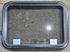Used Black Radius Emergency Opening Window : 29 1/4" W x 21 1/2" H x 1 3/4" - Young Farts RV Parts