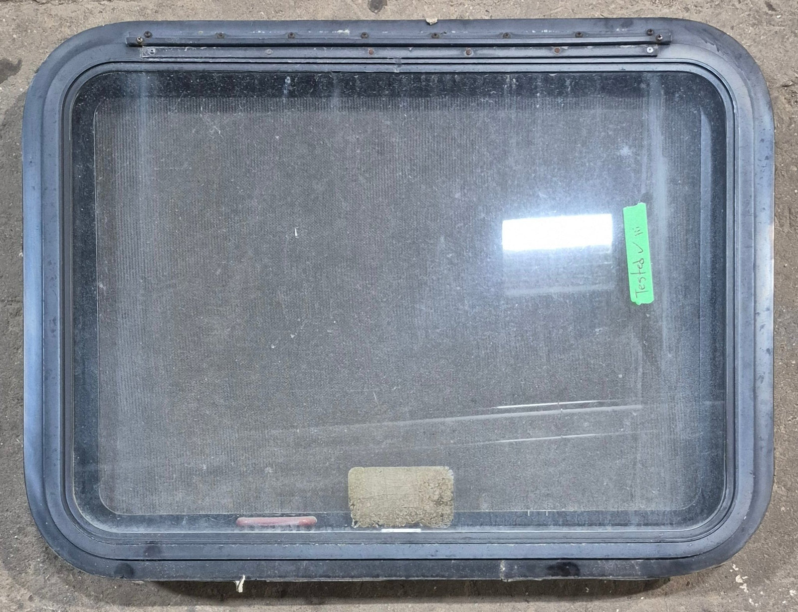 Used Black Radius Emergency Opening Window : 29 1/4