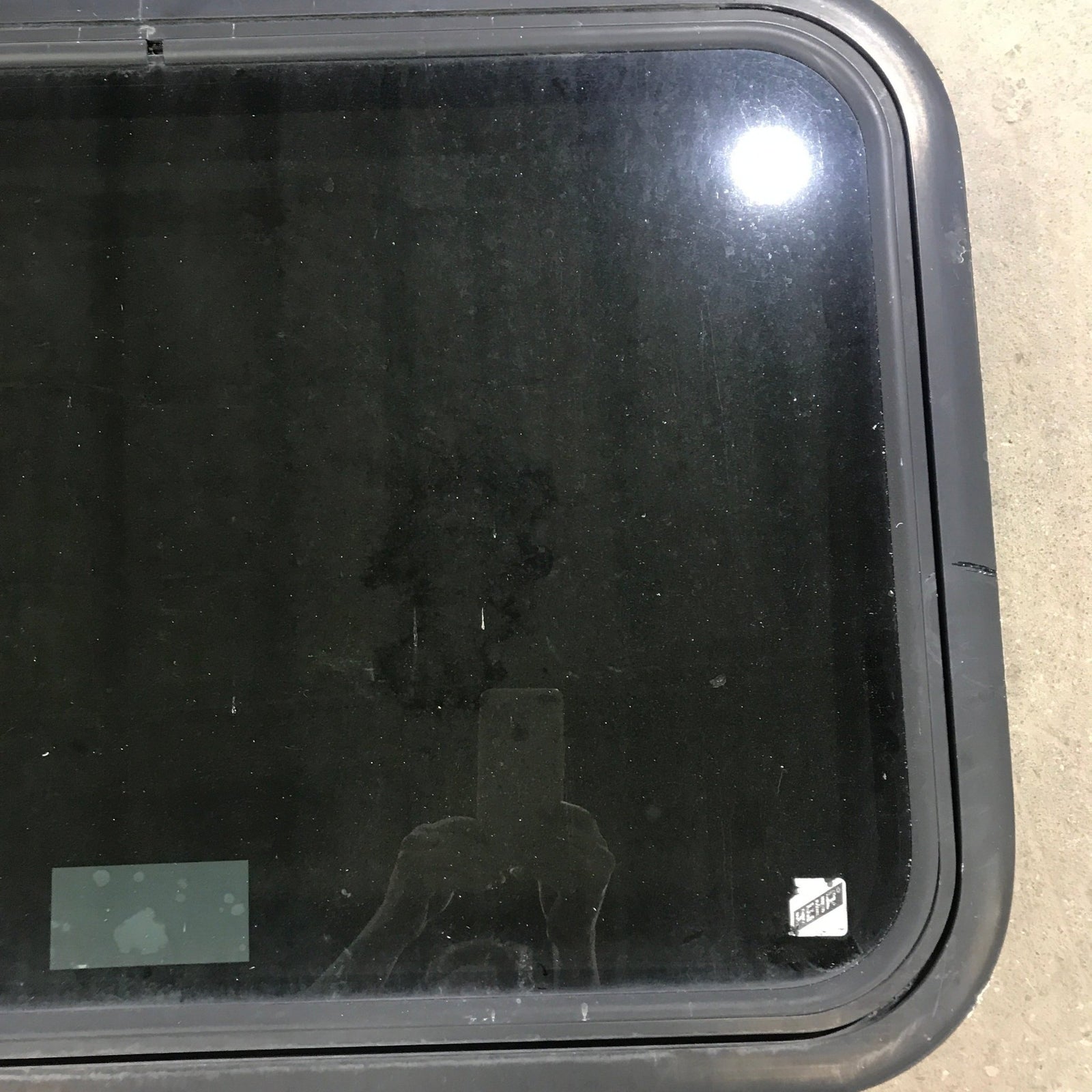 Used Black Radius Emergency Opening Window : 29.5
