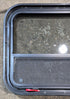 Used Black Radius Emergency Opening Window : 31 1/2" W x 23 1/2" H x 1 7/8" - Young Farts RV Parts