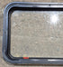 Used Black Radius Emergency Opening Window : 35 1/2" W x 18 1/2" H x 1 7/8" - Young Farts RV Parts
