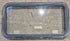 Used Black Radius Emergency Opening Window : 35 1/2" W x 18 1/2" H x 1 7/8" - Young Farts RV Parts