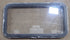 Used Black Radius Emergency Opening Window : 35 1/2" W x 18 1/2" H x 1 7/8" D - Young Farts RV Parts